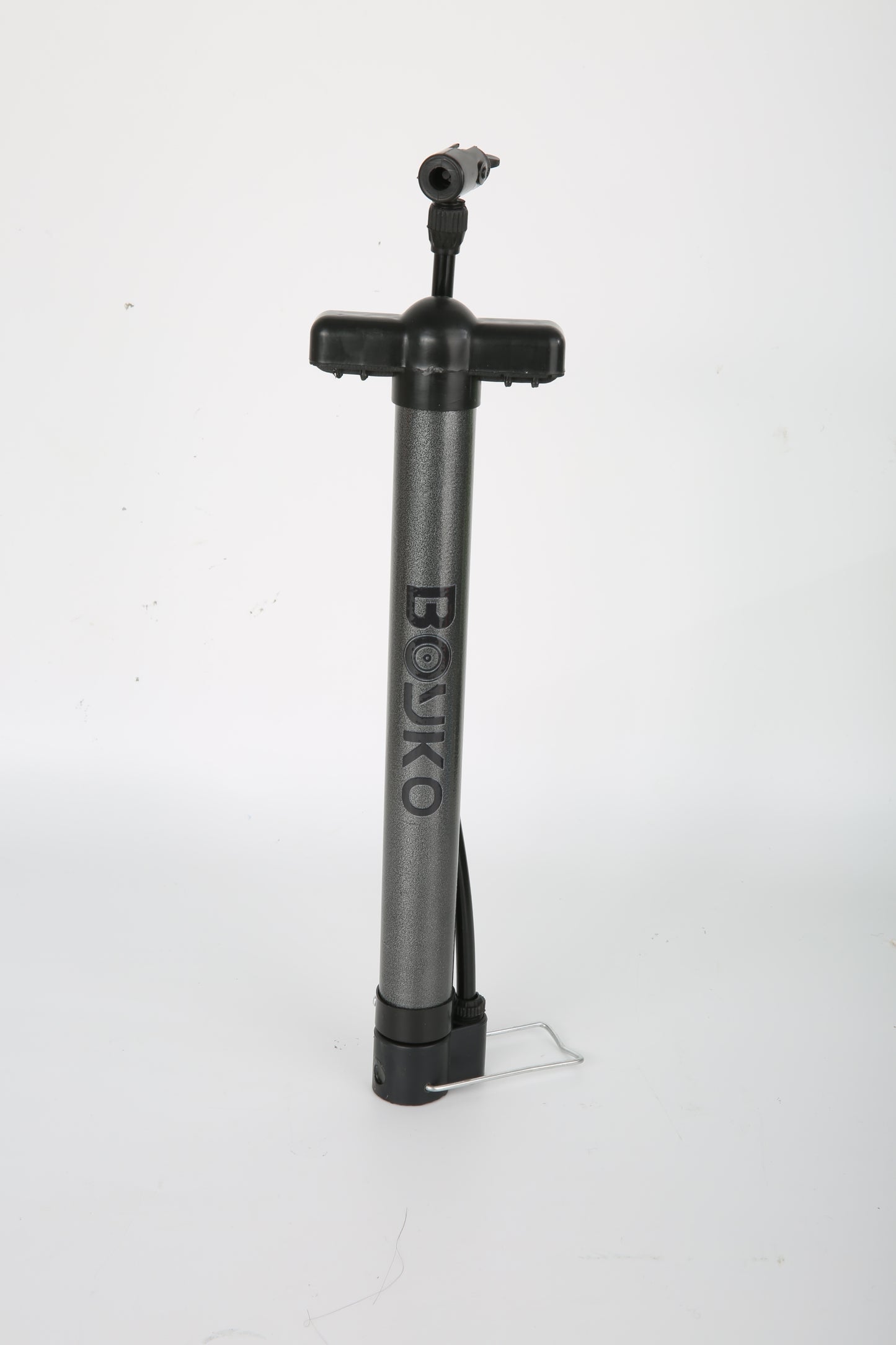 BOYKO Bike Pump, Foot Activated Bicycle Pump, Portable Mini Bicycle Pump fits Universal Presta and Schrader | Aluminum Alloy Bicycle Tire Pump for Road, Mountain and BMX Bikes