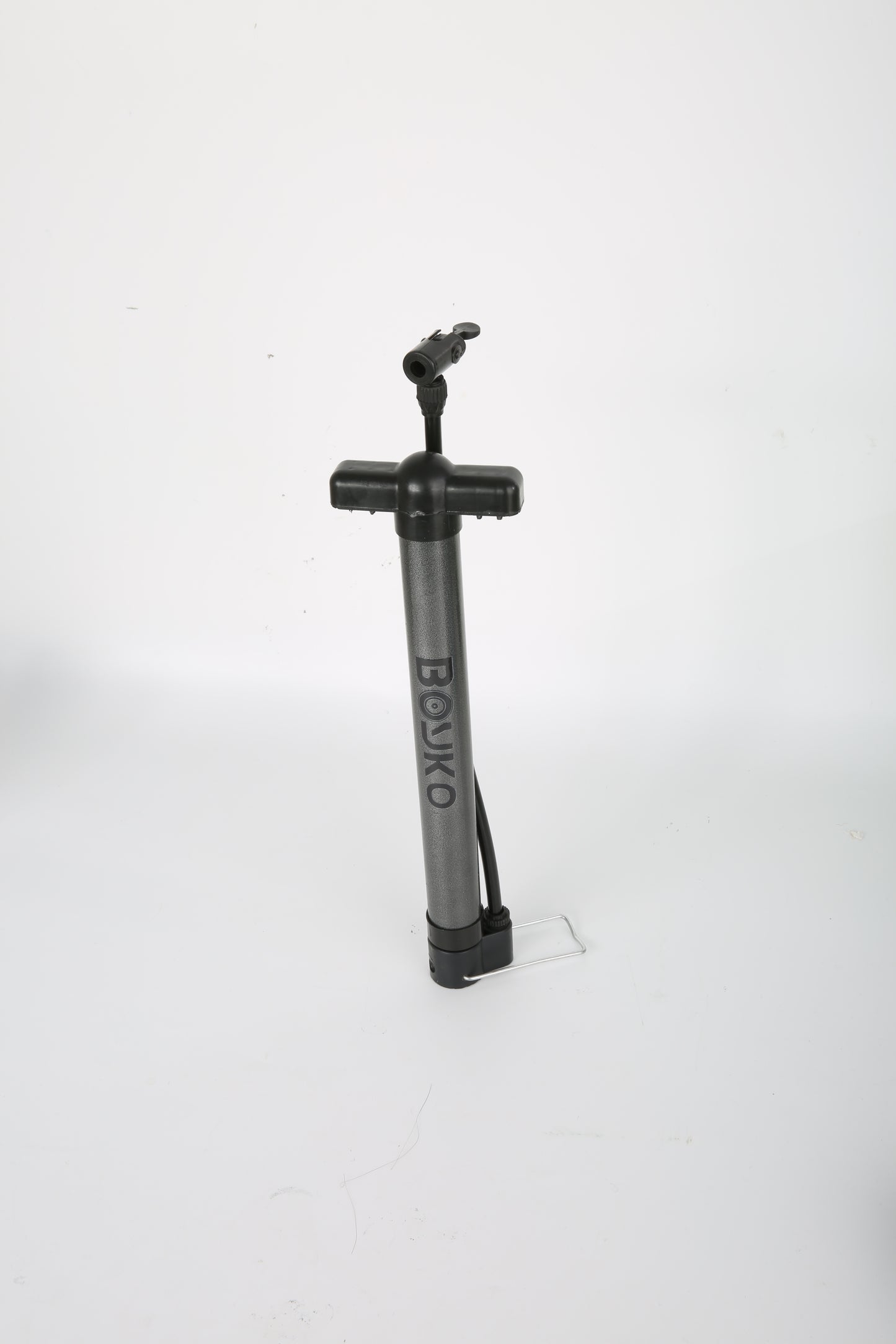 BOYKO Bike Pump, Foot Activated Bicycle Pump, Portable Mini Bicycle Pump fits Universal Presta and Schrader | Aluminum Alloy Bicycle Tire Pump for Road, Mountain and BMX Bikes