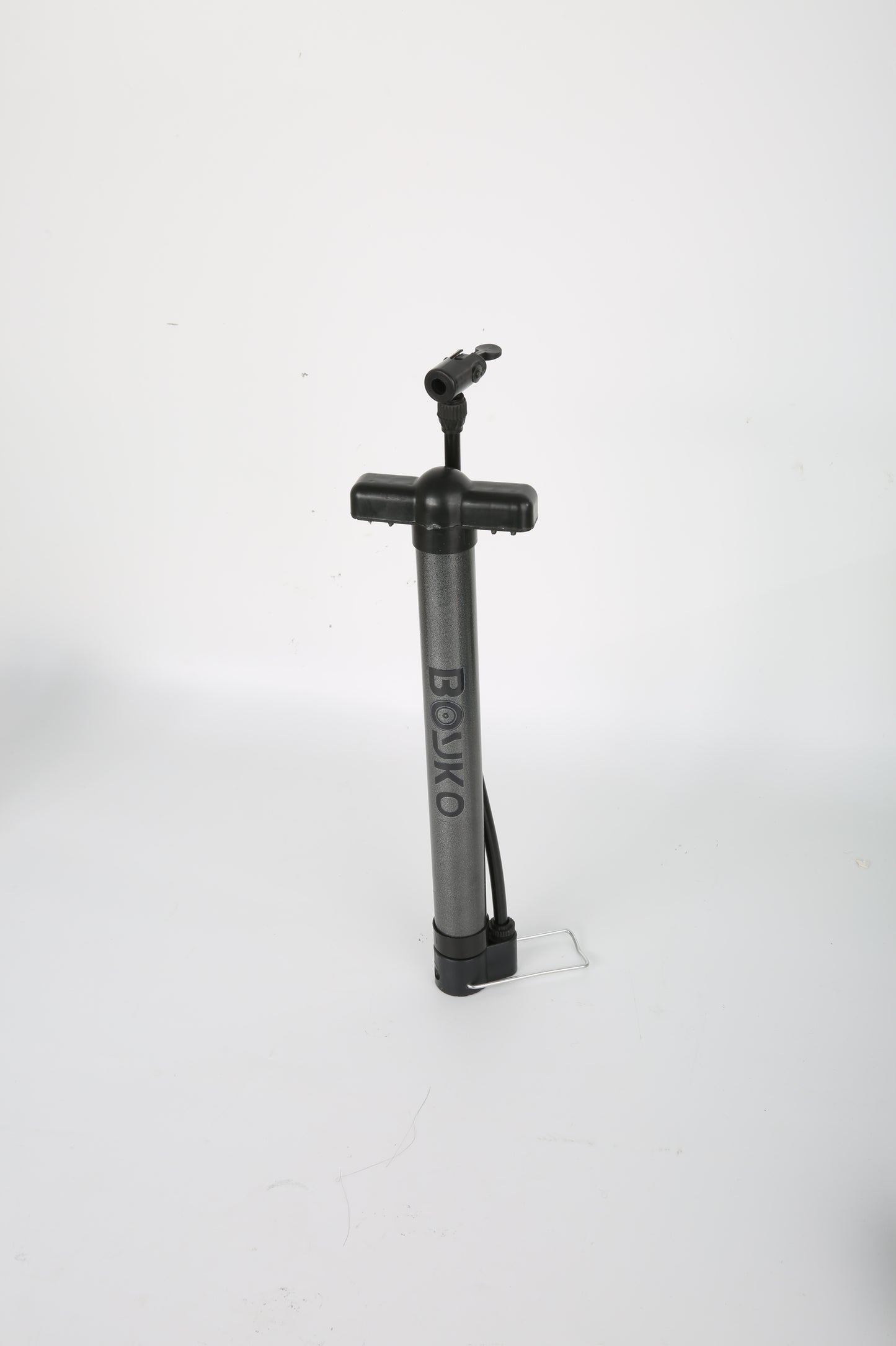 BOYKO Bike Pump, Foot Activated Bicycle Pump, Portable Mini Bicycle Pump fits Universal Presta and Schrader | Aluminum Alloy Bicycle Tire Pump for Road, Mountain and BMX Bikes