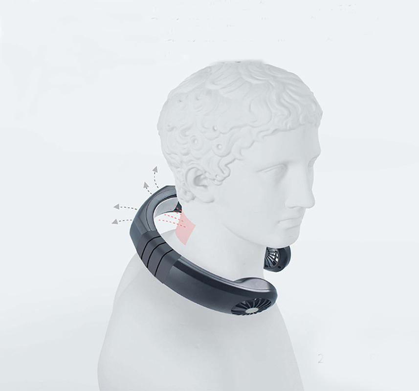 Arctic Neck Cooler fan Hands free fan Mini neck portable cooler Adjustable Sport Neck Band Dual Cooler Fan